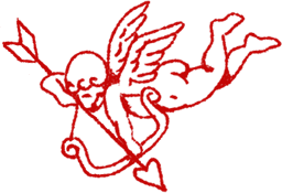 Decorative cherub illustration